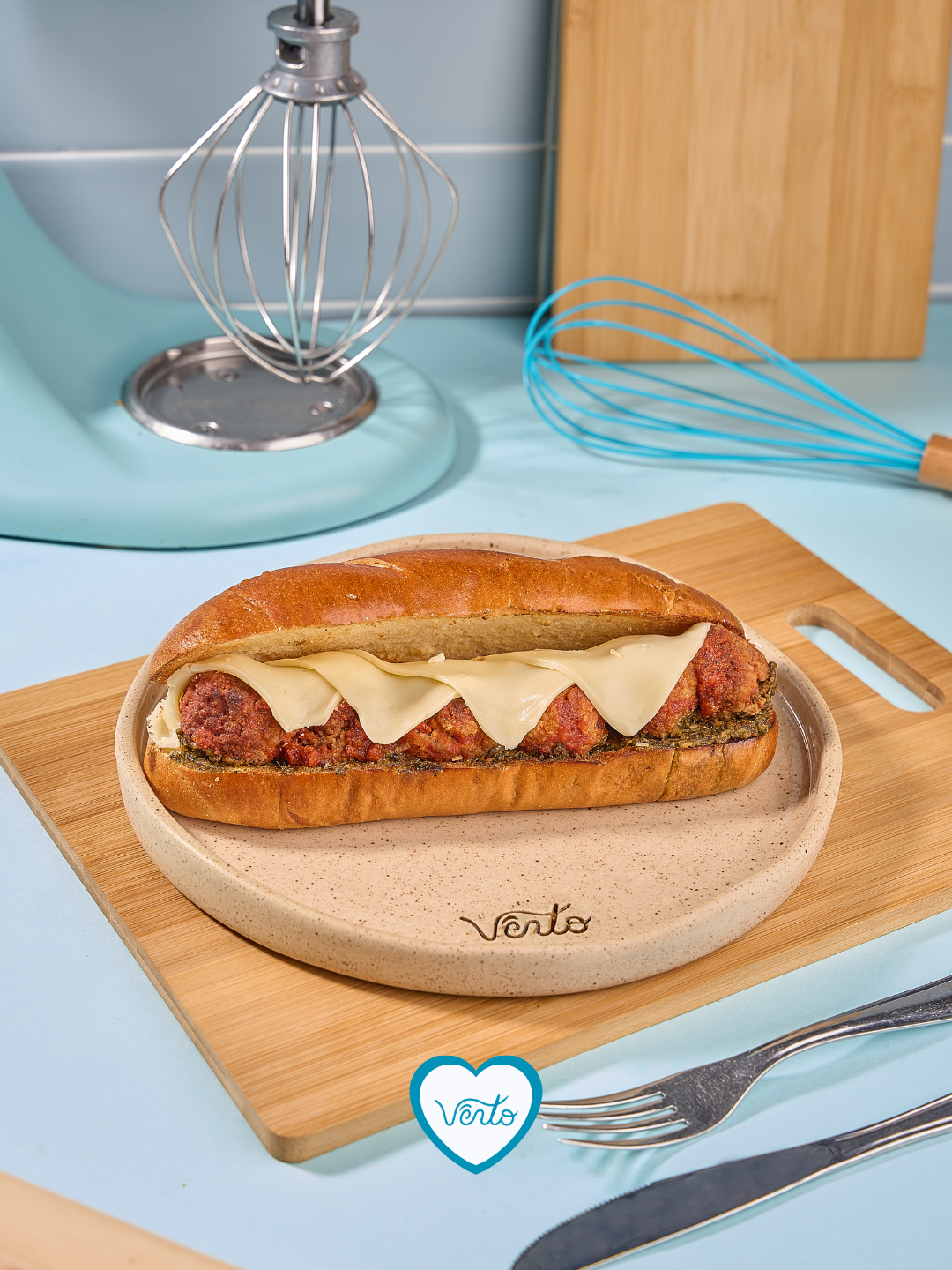 Sándwich de albóndiga