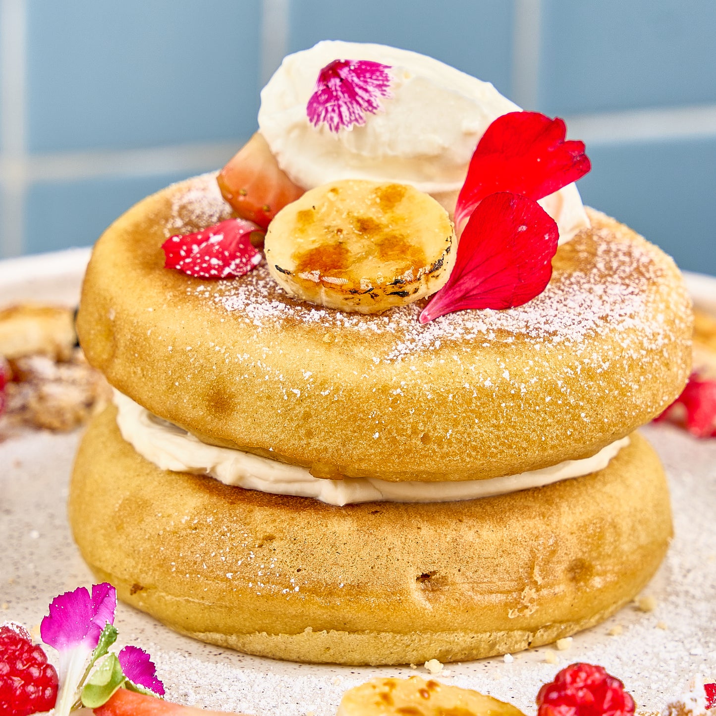 Pancakes o waffles dulces
