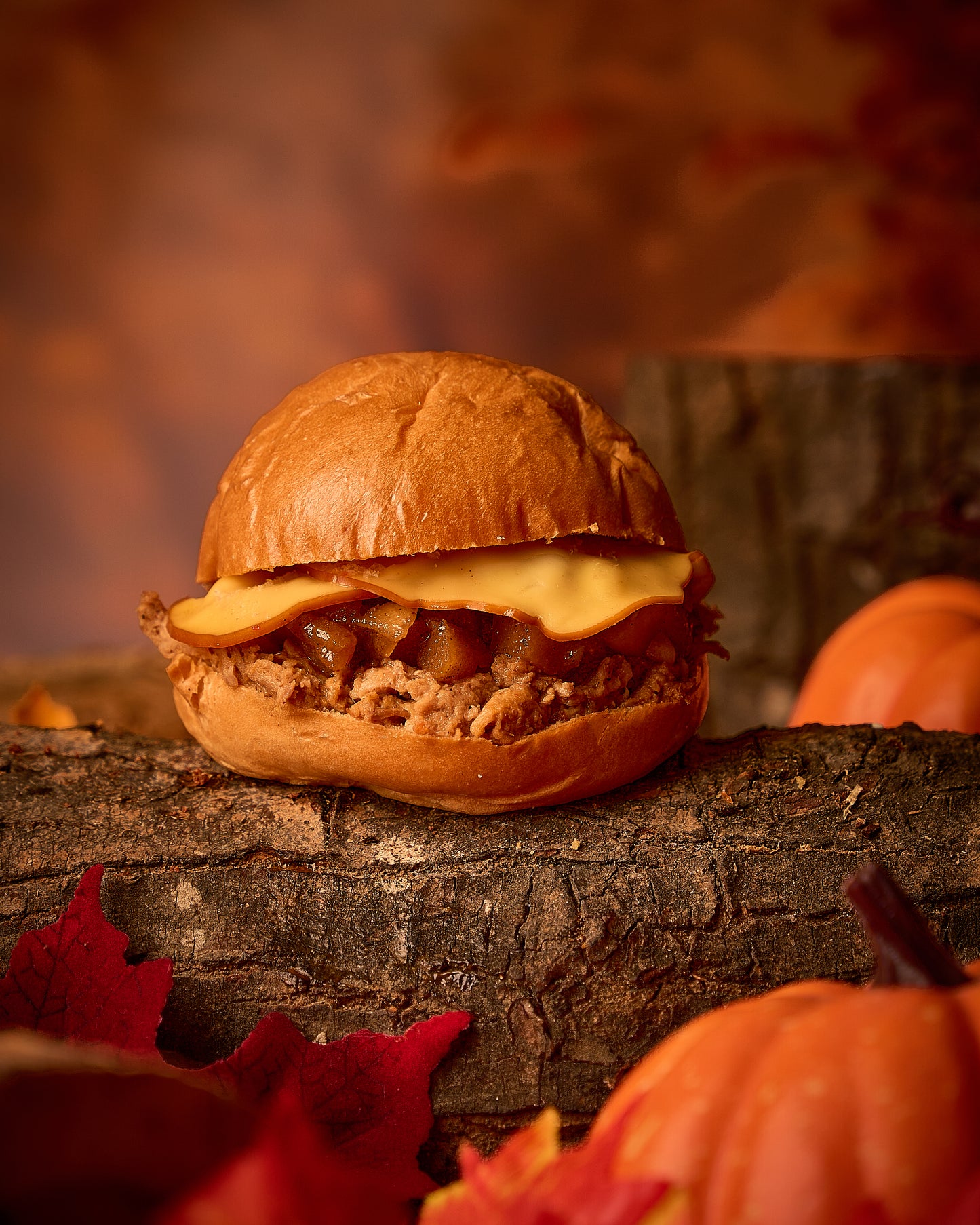 Apple pork sandwich