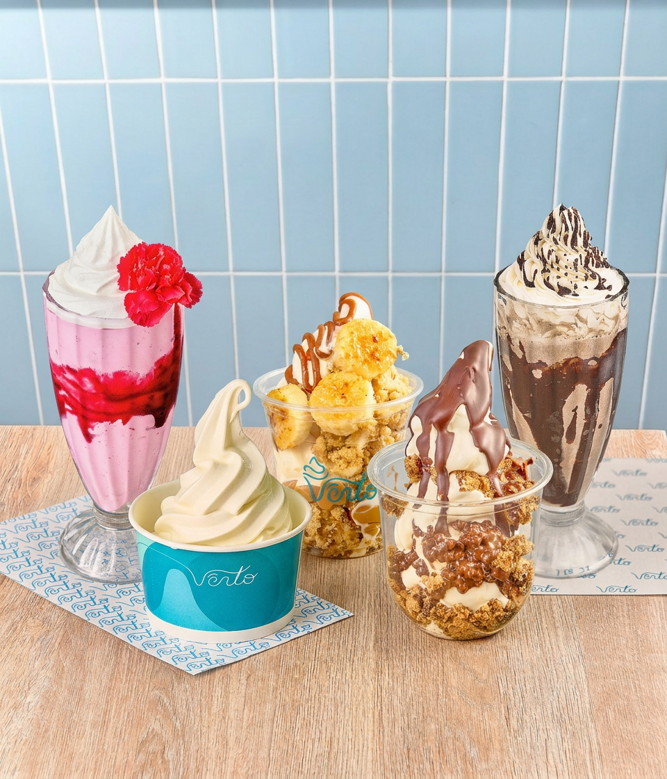 Helados y malteadas