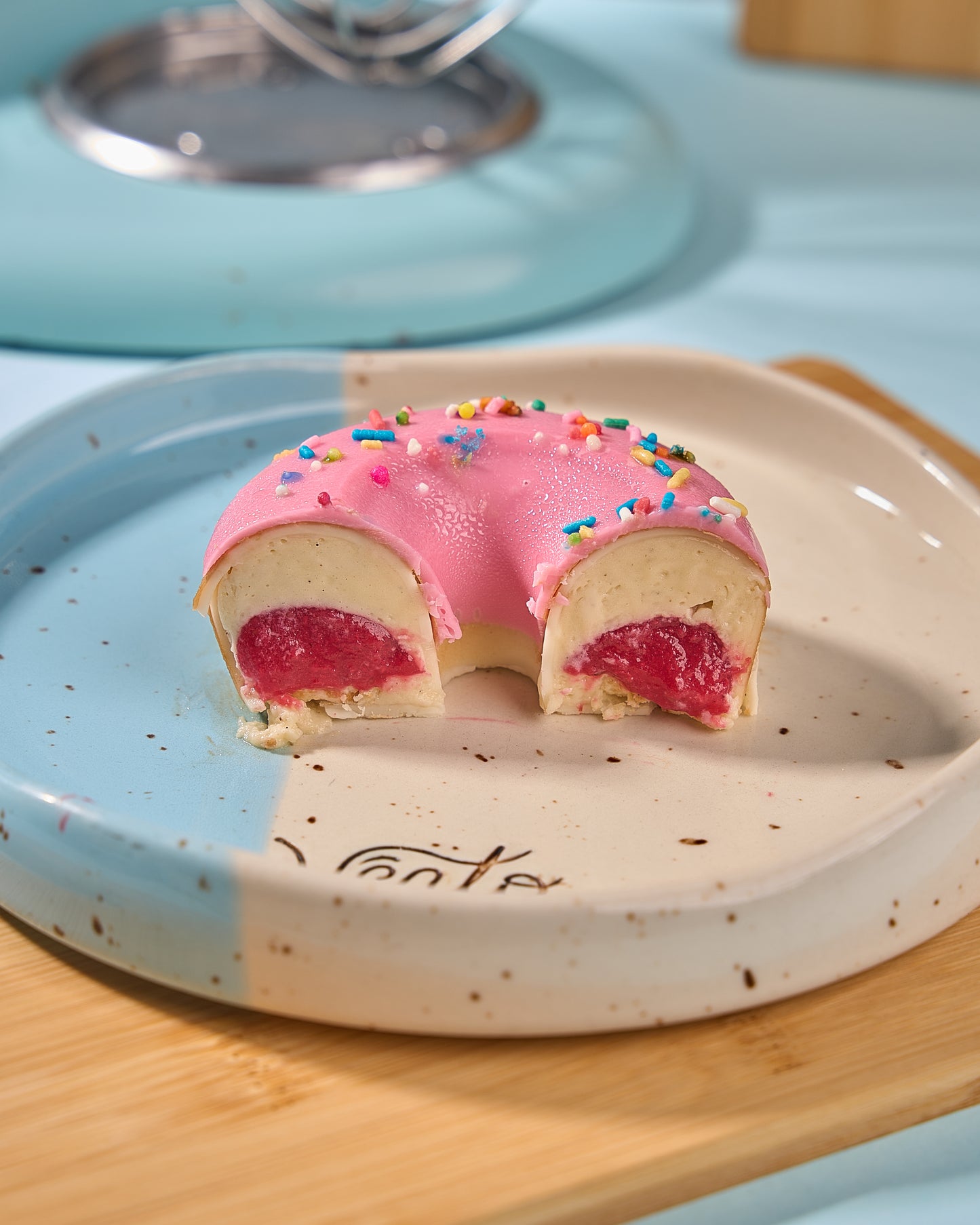 Pink donut