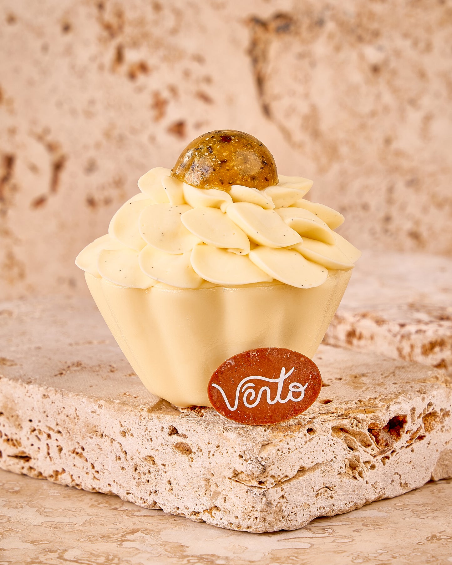 Baba de frutos amarillos