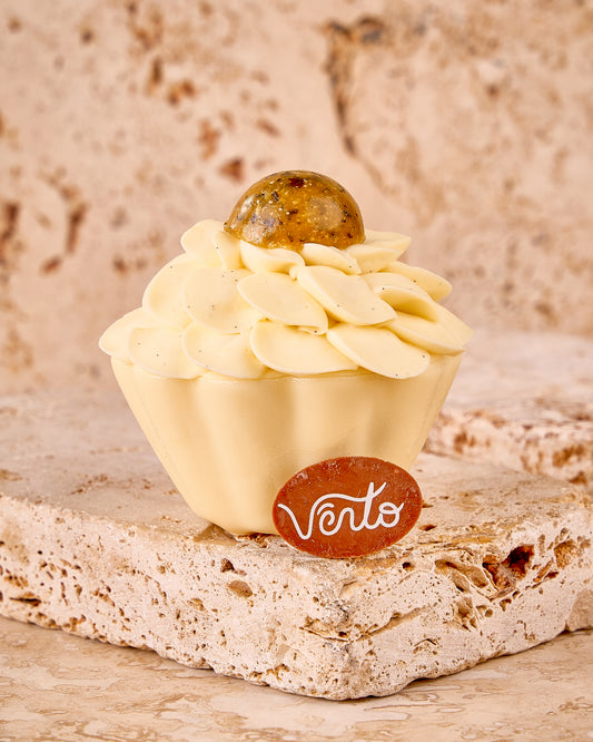 Baba de frutos amarillos