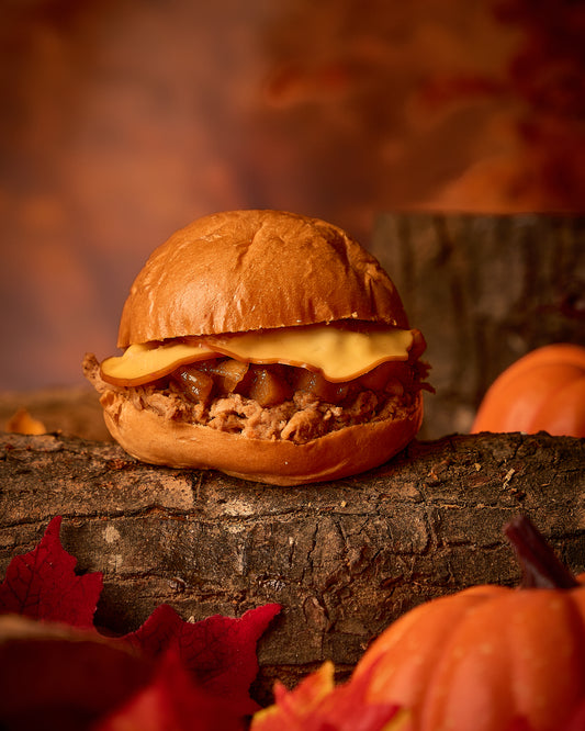Apple pork sandwich