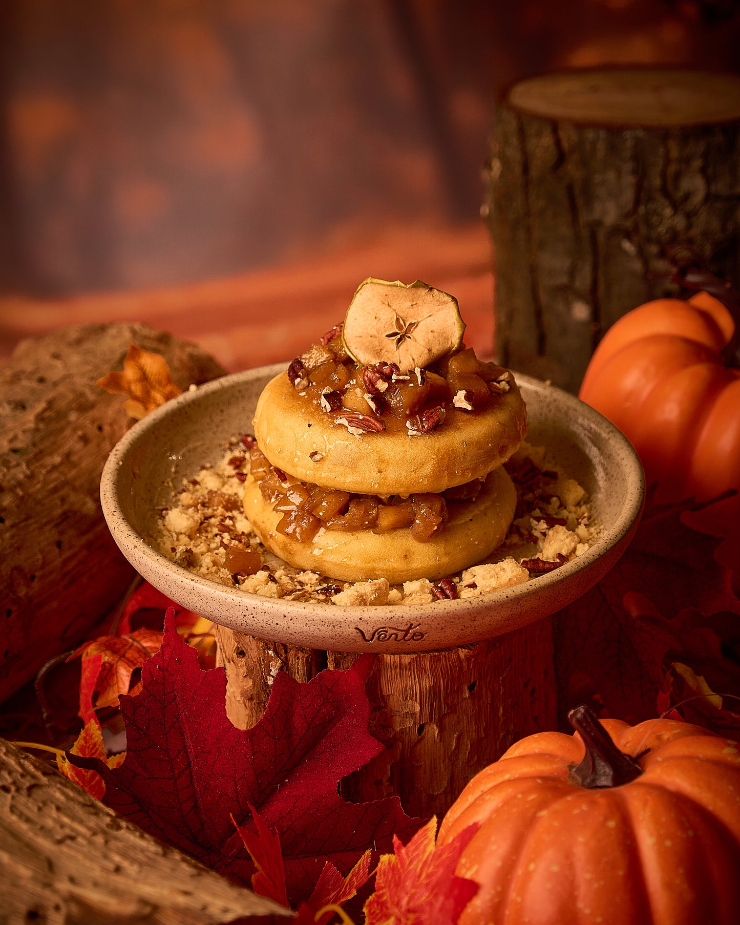 Apple pie pancakes